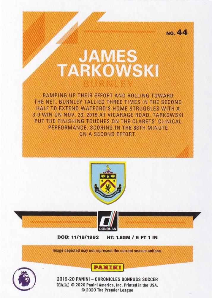 ミントモール Mint 浦和店 19 Panini Chronicles Burnley James Tarkowski Base Donruss Premier League Blueパラレル版 45 75 ミントモール Mint 浦和店 19 Panini Chronicles Burnley James Tarkowski Base Donruss Premier League Blueパラレル版 45 75