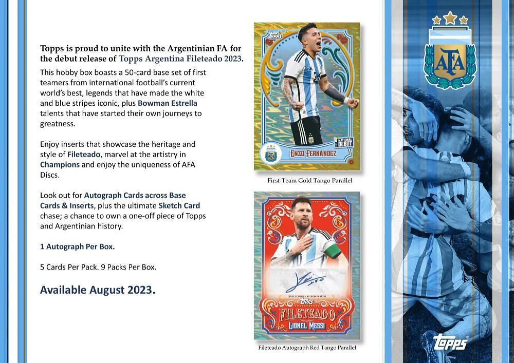 新品未開封 2ボックス TOPPS ARGENTINA FILETEADO-