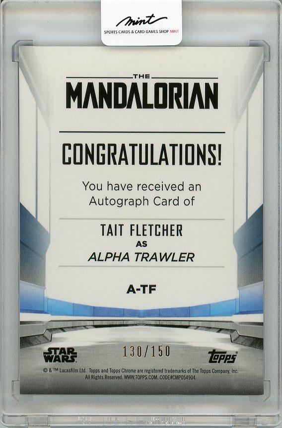 ミントモール / MINT 梅田店 / 2022 TOPPS Star Wars Chrome Tait Fletcher (As Alpha