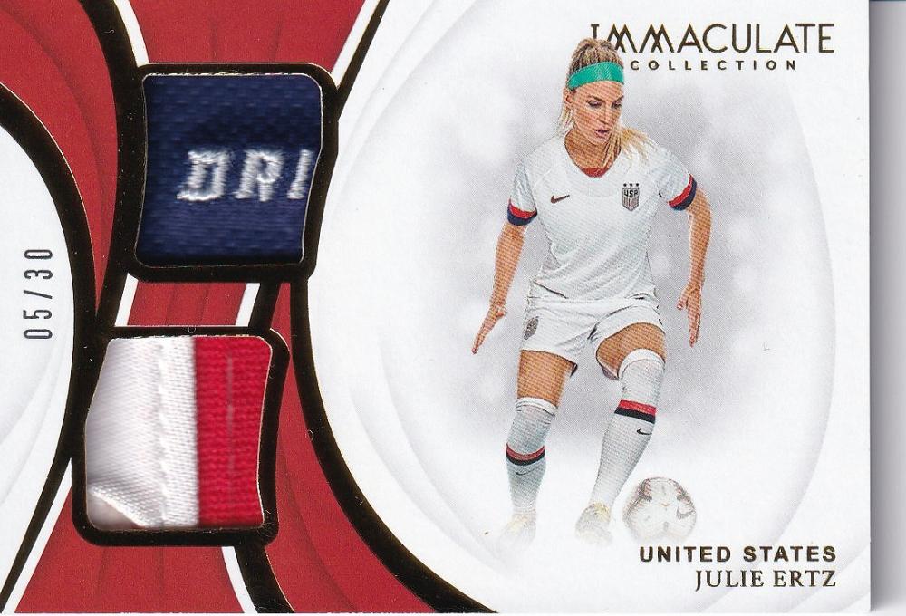 ミントモール Mint 浦和店 18 19 Panini Immaculate Collection United States Julie Ertz Dual Patches 05 30