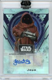 【25シリ】topps スターウォーズ　クルルサンタン　サインカード 25シリ】topps スターウォーズ クルルサンタン サインカード