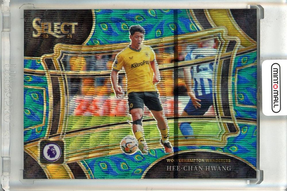 2023-24 Panini Select Premier League Hee-Chan Hwang #250 Field Level Peacock Wolverhampton Wanderers