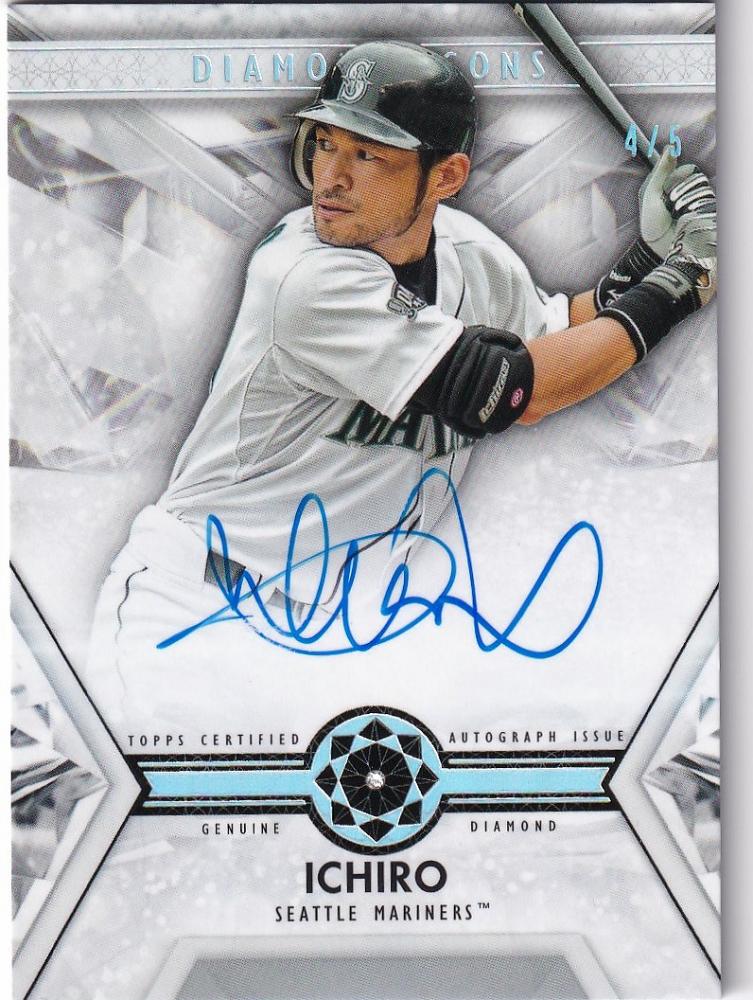 TOPPS DIAMOND ICONS イチロー auto