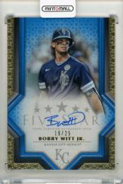 2023 TOPPS Five Star Bobby Witt Jr. #FSA-BWI1 Autographs Blue【16/25】 Kansas City Royals