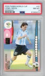 2006 PANINI WORLD CUP Messi PSA8