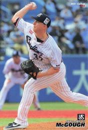2021 カルビー プロ野球チップス 第3弾 #215 S.マクガフ(ヤクルト) レギュラーカード