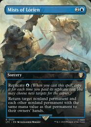 MTG 水辺の学舎、水面院 LTC 日本語 ボーダーレスサージfoil Foil】《水辺の学舎、水面院/Minamo, School at Water's Edge