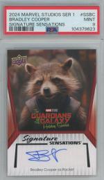 ブラッドリークーパー ロケット サイン オート UpperDeck ミントモール / MINT 池袋店 / 2024 Marver Studios Series1 Bradley