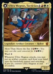 【BOT】【ENG】【Foil】《戦術家、ウルトラマグナス/Ultra Magnus, Tactician》