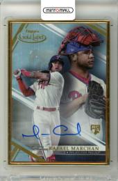 2021 Topps Gold Label  Rafael Marchan #FA-RMA Framed Autograph Card Phillies