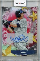 2025 Topps Series 1 Tokyo Series Ichiro Stars of Japan Autographs Red #SOJA-I3 ※裏面白かけあり【1/5(ファーストナンバー)】 New York Yankees