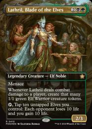 マジック:ザ・ギャザリング Lathril, Blade of the Elves Mana foil NM 11082047_672dfa6ff409d.jpg