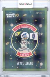 2024 EPOCH ドナルドダック90周年プレミアムコレクションカード DONALD DUCK #16P レギュラーパラレル イエロー箔版【166/275】