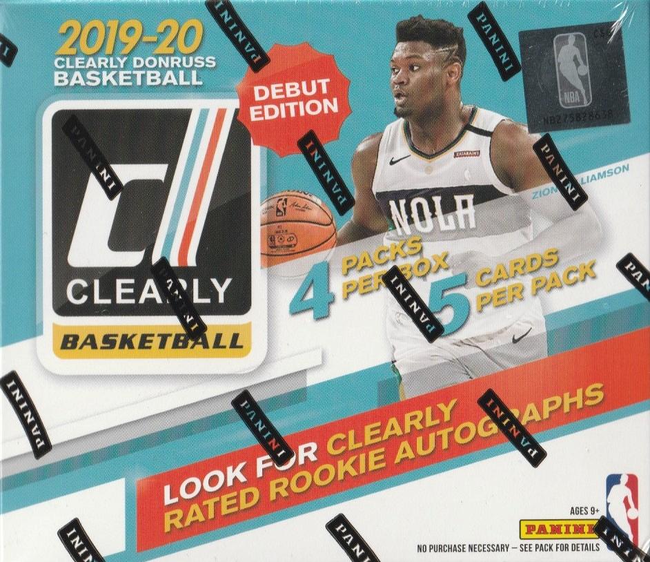2019-20 NBAカード Clearly Donruss 1Box 未開封