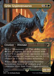 【REX】【ENG】【Foil】《残忍なギガノトサウルス/Grim Giganotosaurus》