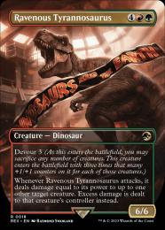 【REX】【ENG】【Foil】《貪欲なティラノサウルス/Ravenous Tyrannosaurus》