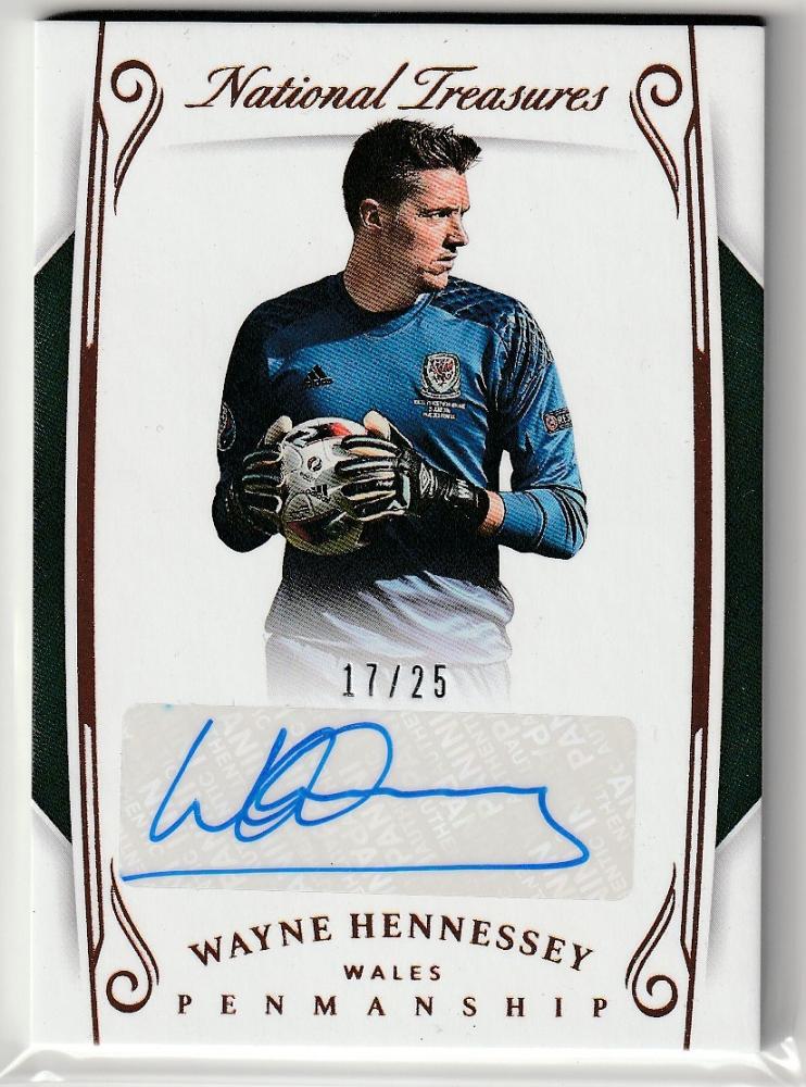 ミントモール Mint 新宿店 18 Panini National Treasures Bronze Parallel Penmanship Autograph Wayne Hennessey 17 25 ミントモール Mint 新宿店 18 Panini National Treasures Bronze Parallel Penmanship Autograph Wayne Hennessey 17 25