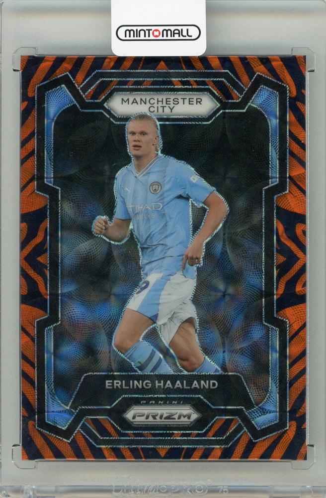 2023-24 Panini Prizm Premier League Erling Haaland  Tiger Choice MANCHESTERCITY