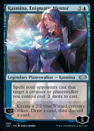 謎めいた指導者、カズミナ 絵違いfoil psa9 FOIL】【日】謎めいた指導者、カズミナ/Kasmina, Enigmatic