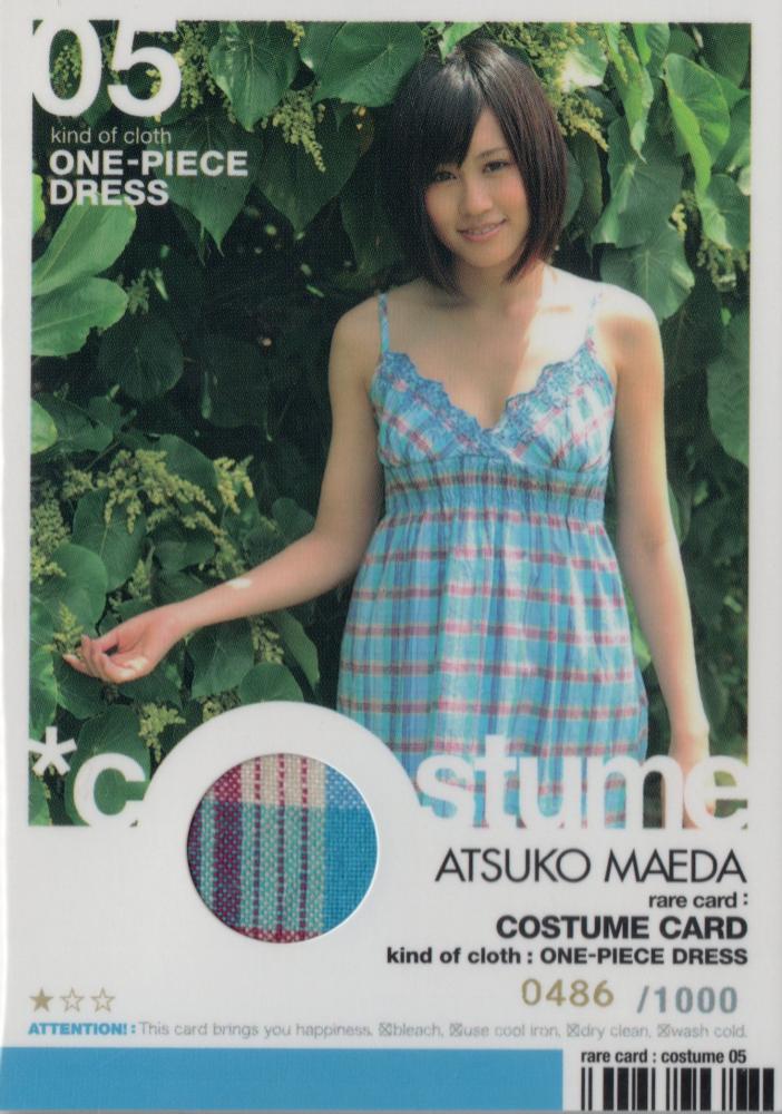 ミントモール Mint 吉祥寺店 09 Hit S 前田敦子 コスチュームカード05 ワンピースドレス 0486 1000