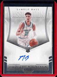 2021 Panini LaMelo Ball  Private Sigings Autograph Charlotte Hornets