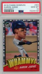 2018 Panini Donruss Aaron Judge Whammy #W4 【PSA10】 New York Yankees