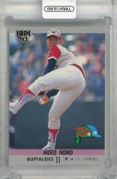 93年カルビープロ野球カードNo.8野茂英雄 小文字・大文字版 近鉄バファローズ 93年カルビープロ野球カードNo.8野茂英雄 小文字・大文字版 近鉄