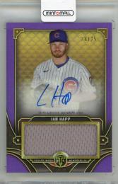 2022 TOPPS Triple Threads Ian Happ Single Jumbo Relic Autographs Amethyst #ASJRIH【38/75】 Chicago Cubs