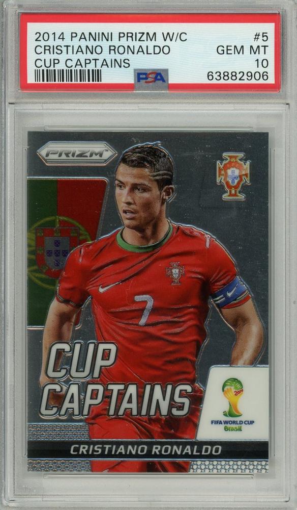 2014 Panini Prizm クリスティアーノ ロナウド PSA10