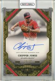 UnderWraps 直筆サインボール CHIPPER JONES 激レア【CHIPPER JONES】 直筆サインボール Fanatics underwraps MLB
