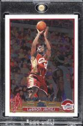 2003-04 Topps Chrome LeBron James #111 RC Cleveland Cavaliers