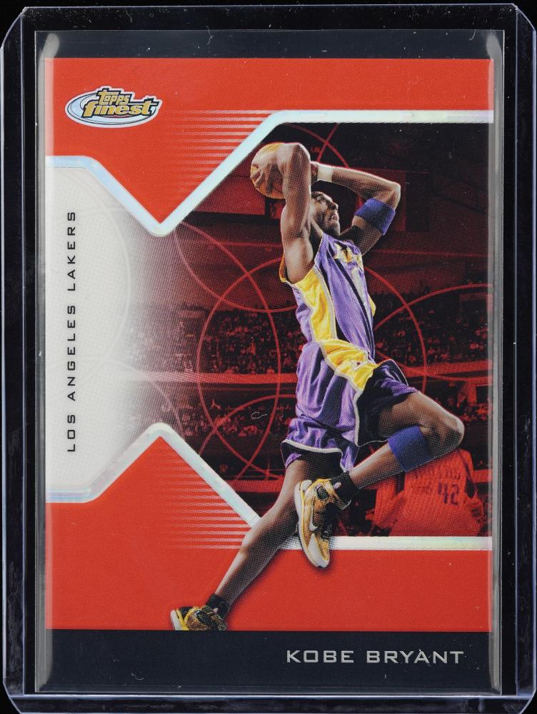 2004-05 Topps Finest Kobe Bryant #8 Refractors Red /149 Los Angeles Lakers