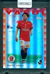 浦和レッズ 直筆サイン入りミニ色紙 安居海渡 2025 ミントモール / MINT 広島ミナモア店 / 2025 TOPPS J. LEAGUE FLAGSHIP