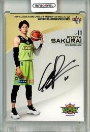2018-19 BBM B.LEAGUE FAST BREAK 1st Half 桜井良太 直筆サインカード 縦版【87/90】