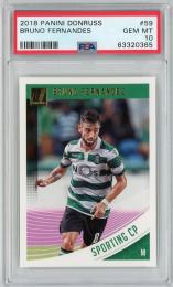 2018-19 Donruss  Bruno Fernandes #59 [PSA10]