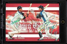 2013 BBM 2nd Version TG07 大谷翔平&中田翔 Twin Gem ホロ箔サイン版【11/50 大谷JsyNo】 北海道日本ハムファイターズ (MSV#1519)