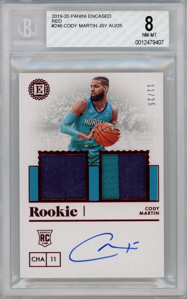 ミントモール / MINT 千葉店 / 201920 Panini Encased Cody Martin Jersey Auto Red RC 246 (BGS 8 NMMT) 11/25
