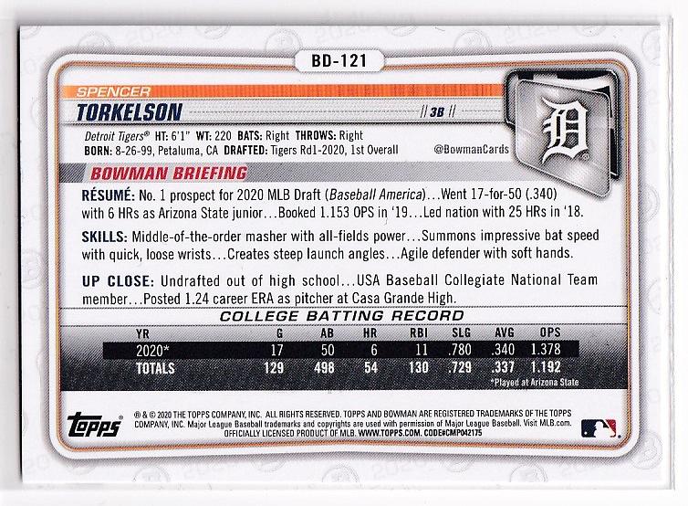 ミントモール / MINT 新宿店 / 2020 TOPPS BOWMAN DRAFT 1st Bowman ミントモール / MINT 新宿店 / 2020 TOPPS BOWMAN DRAFT 1st Bowman