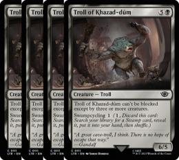 MTG カザド＝ドゥームのトロール　銀幕　foil ミントモール / MINT GAMES MTG(東日本橋) / ○SALE○【4枚セット