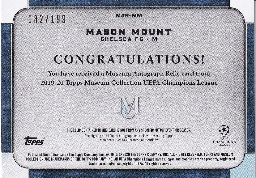 ミントモール / MINT 浦和店 / 2019-20 Topps Museum Collection UEFA ...