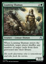 【RVR】【ENG】【Foil】《土覆いのシャーマン/Loaming Shaman》