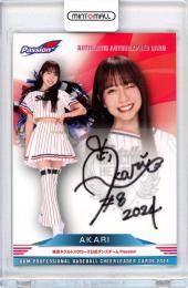 2024 BBM チアリーダー AKARI 直筆サインカード 90枚限定【45/90】Passion