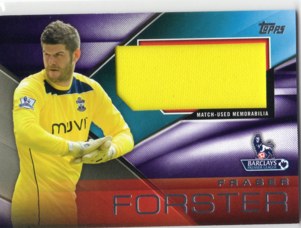 ミントモール Mint 福岡店 Topps Premier Gold 14 Fraser Forster フォースター ビッグジャージカード 42 50