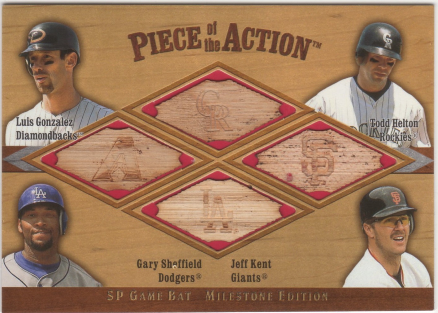 ミントモール Mint 横浜店 01 Sp Game Bat Milestone ルイス ゴンザレス Ari トッド ヘルトン Col ゲイリー シェフィールド Lad ジェフ ケント Sfg クワッドバットカード ミントモール Mint 横浜店 01 Sp Game Bat Milestone ルイス ゴンザレス Ari トッド ヘルトン Col ゲイリー シェフィールド Lad ジェフ ケント Sfg クワッドバットカード