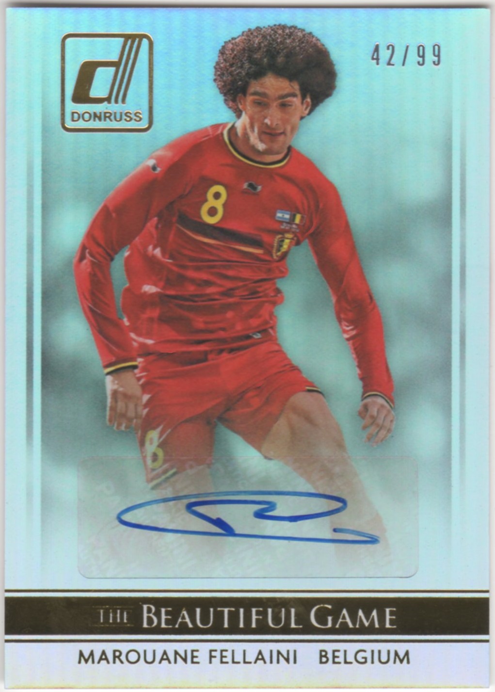 ミントモール Mint 横浜店 15 Donruss Soccer The Beautiful Game Signatures Gold マルアン フェライニ ベルギー代表 直筆サインカード 42 99