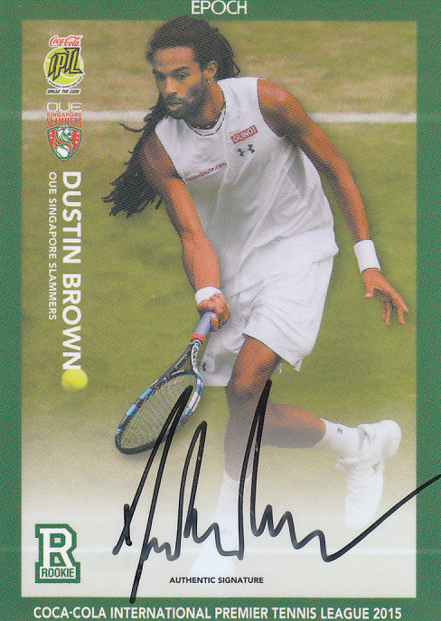 ミントモール Mint 浦和店 15epoch テニス Iptl Dustin Brown ダスティン ブラウン 直筆サインカード 14 26