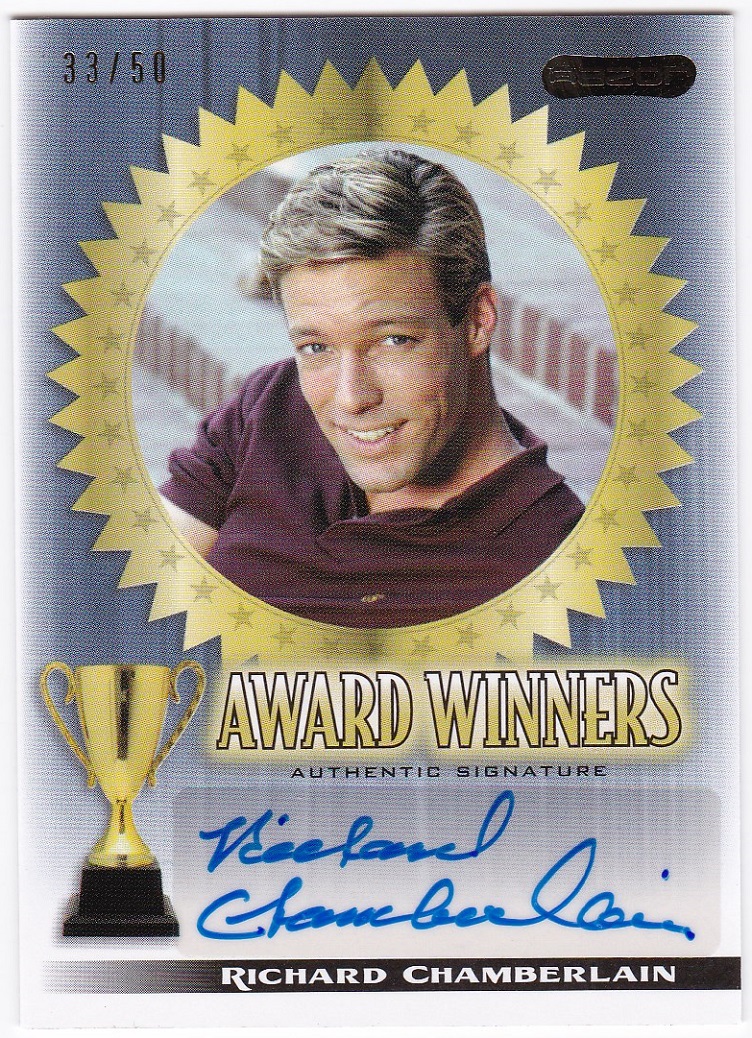 2010 Pop Century Award Winners Autographs Blue #AWRC1 RICHARD CHAMBERLAIN 33/50