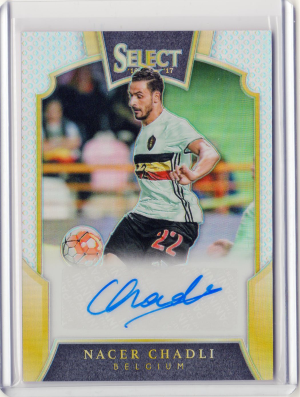ミントモール Mint 福岡店 Panini 16 17 Select Soccer Nacer Chadli Autograph 直筆 サインカード 63 199 ミントモール Mint 福岡店 Panini 16 17 Select Soccer Nacer Chadli Autograph 直筆 サインカード 63 199