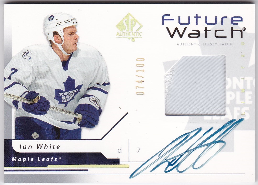 NHL 2006-07 SP Authentic Limited / IAN WHITE JSY AU 【074/100】