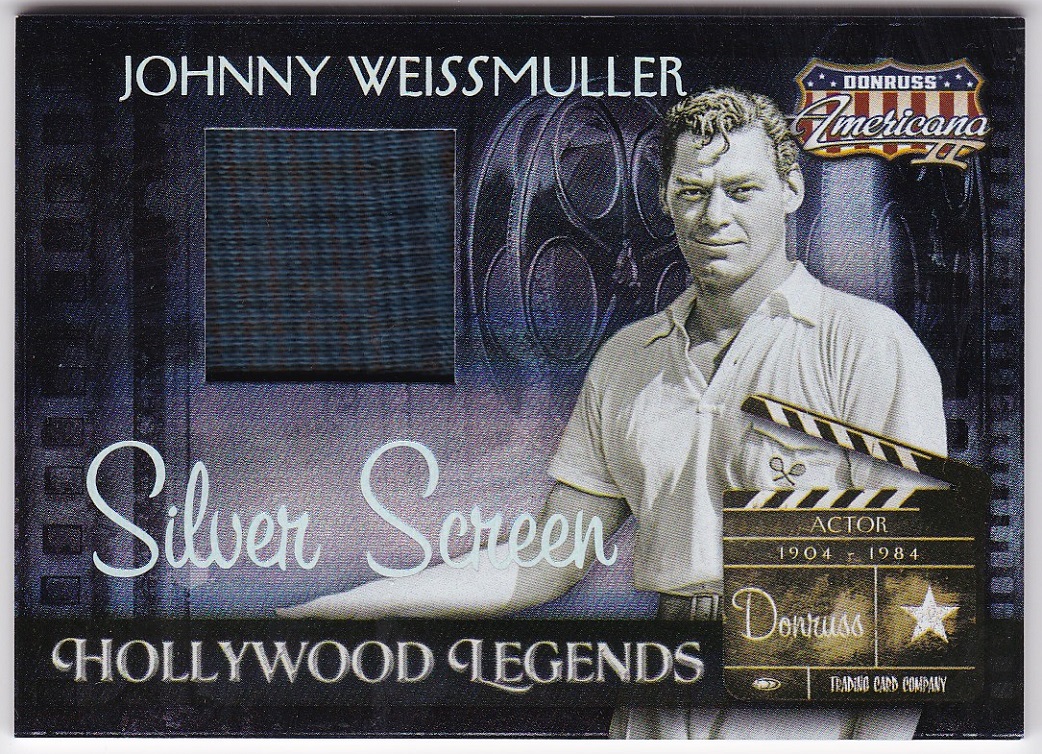 2008 Americana II Hollywood Legends Material Silver Screen / JOHNNY WEISSMULLER 【013/100】